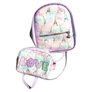 Mini Bag  Backpack Set OMG Accessories LOVE Paris